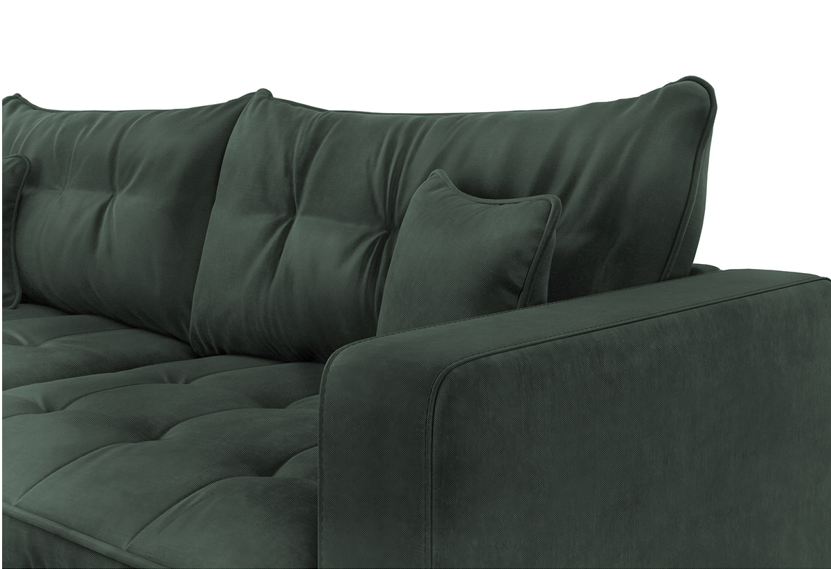 Απεικονίζει Καναπέ-Κρεβάτι Bari Nachevi Αριστερή Γωνία Γκρι με αποθηκευτικό χώρο.